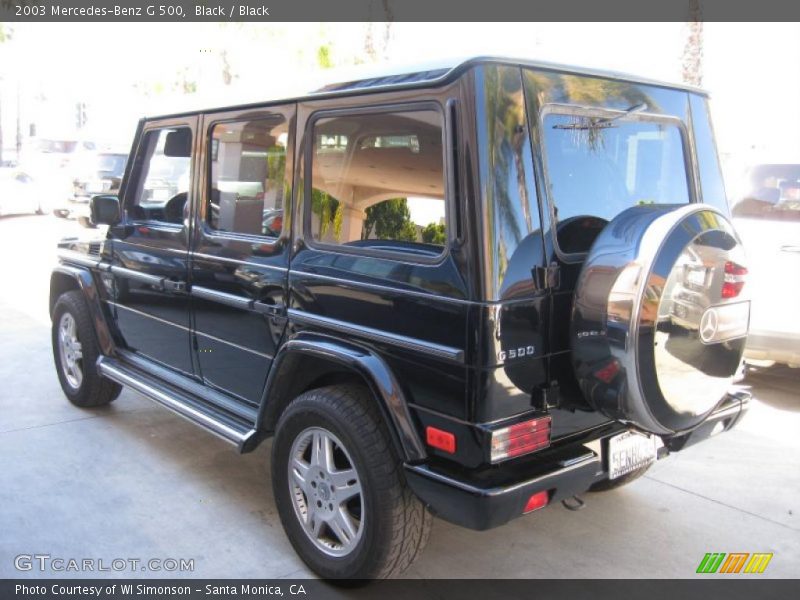 Black / Black 2003 Mercedes-Benz G 500