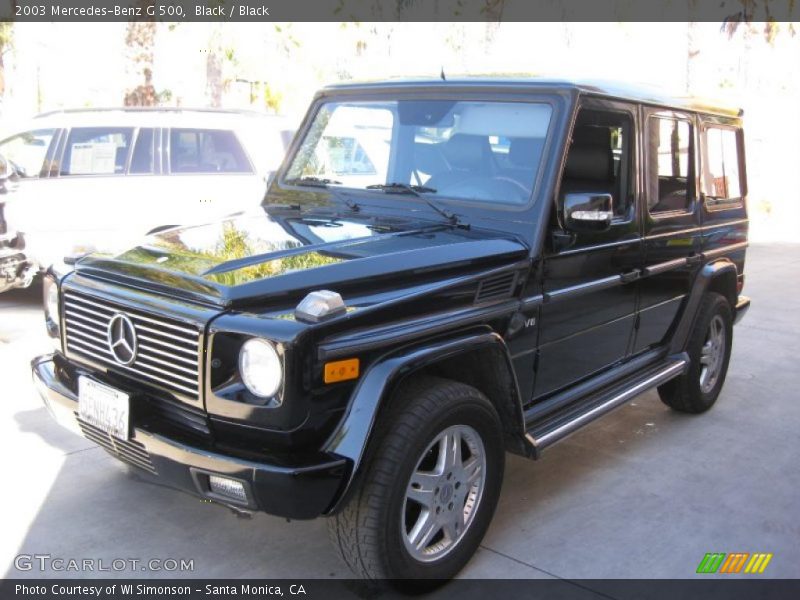 Black / Black 2003 Mercedes-Benz G 500