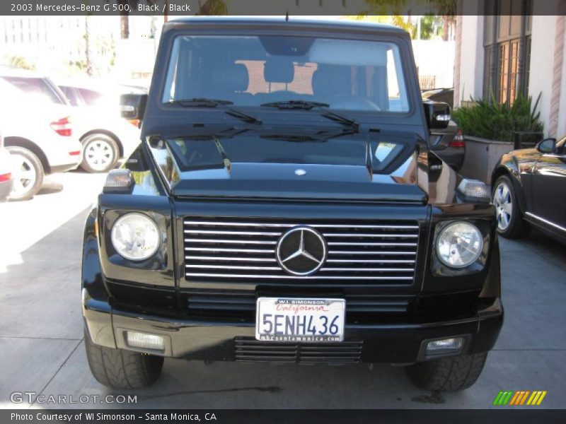 Black / Black 2003 Mercedes-Benz G 500