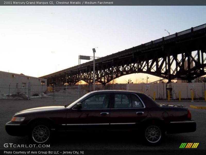 Chestnut Metallic / Medium Parchment 2001 Mercury Grand Marquis GS