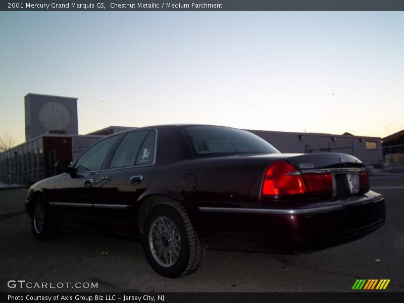 Chestnut Metallic / Medium Parchment 2001 Mercury Grand Marquis GS