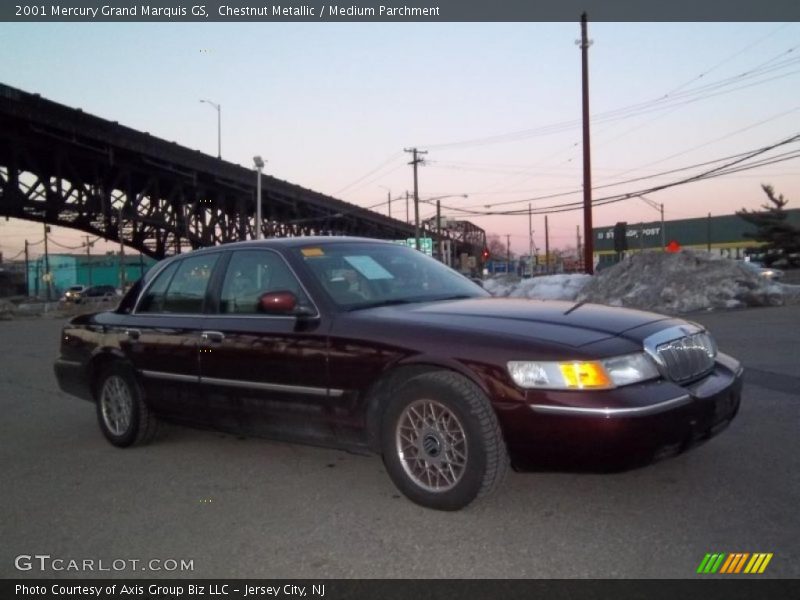 Chestnut Metallic / Medium Parchment 2001 Mercury Grand Marquis GS