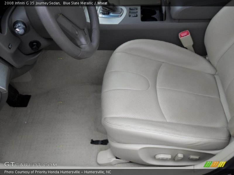 Blue Slate Metallic / Wheat 2008 Infiniti G 35 Journey Sedan