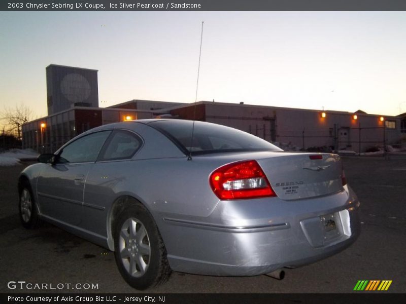 Ice Silver Pearlcoat / Sandstone 2003 Chrysler Sebring LX Coupe