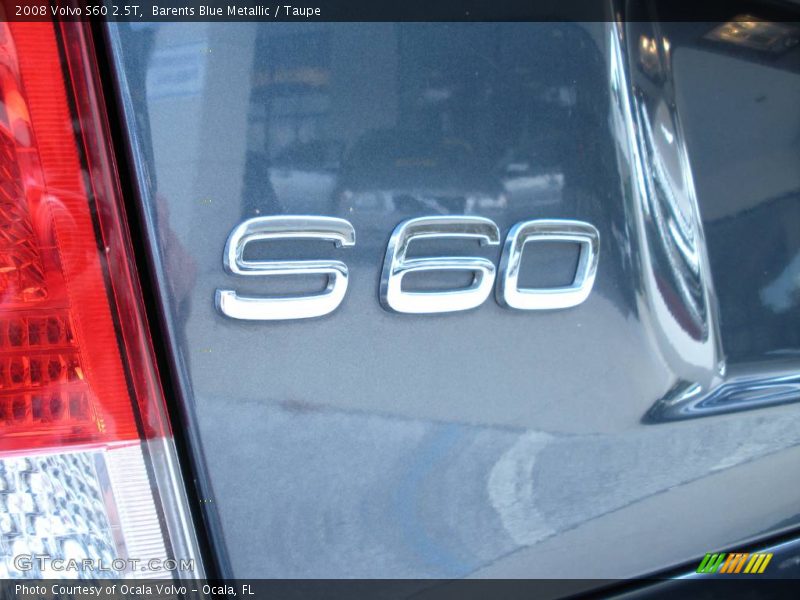 Barents Blue Metallic / Taupe 2008 Volvo S60 2.5T