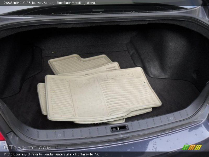 Blue Slate Metallic / Wheat 2008 Infiniti G 35 Journey Sedan