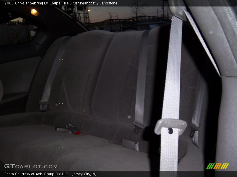 Ice Silver Pearlcoat / Sandstone 2003 Chrysler Sebring LX Coupe