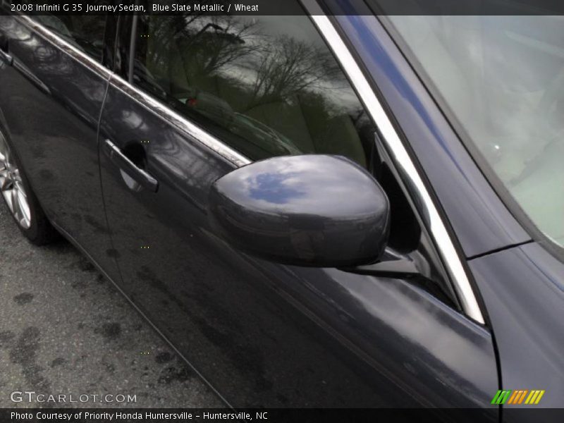 Blue Slate Metallic / Wheat 2008 Infiniti G 35 Journey Sedan