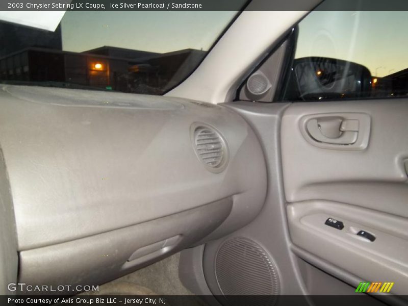 Ice Silver Pearlcoat / Sandstone 2003 Chrysler Sebring LX Coupe