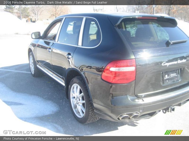 Dark Olive Metallic / Sand Beige Full Leather 2008 Porsche Cayenne Turbo