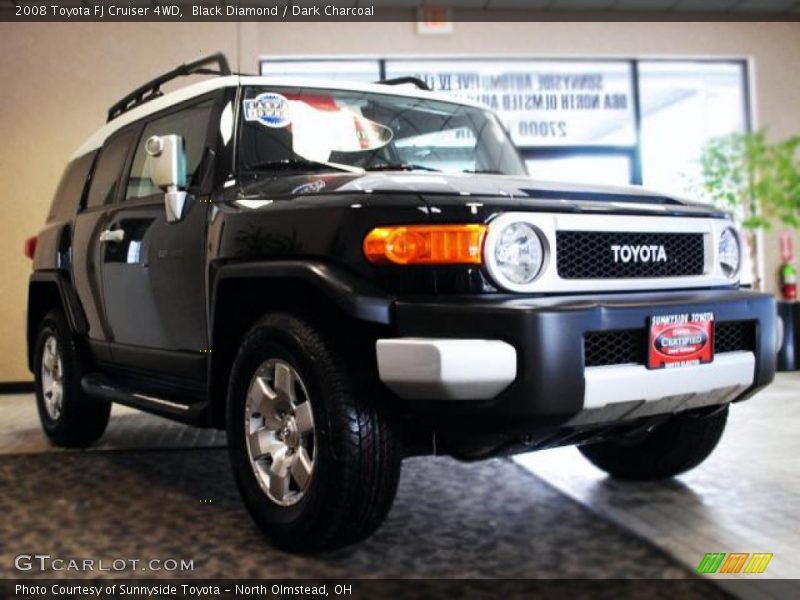 Black Diamond / Dark Charcoal 2008 Toyota FJ Cruiser 4WD