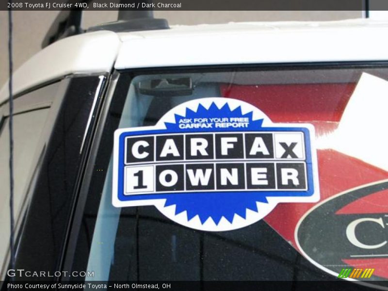Black Diamond / Dark Charcoal 2008 Toyota FJ Cruiser 4WD