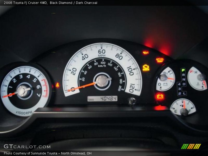 Black Diamond / Dark Charcoal 2008 Toyota FJ Cruiser 4WD