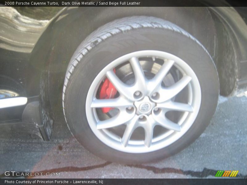 Dark Olive Metallic / Sand Beige Full Leather 2008 Porsche Cayenne Turbo