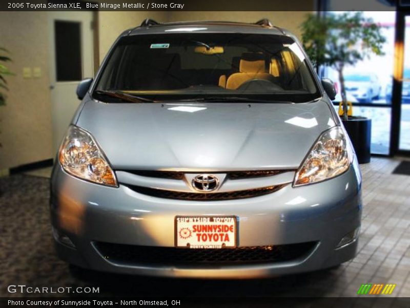Blue Mirage Metallic / Stone Gray 2006 Toyota Sienna XLE