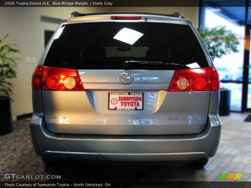 Blue Mirage Metallic / Stone Gray 2006 Toyota Sienna XLE