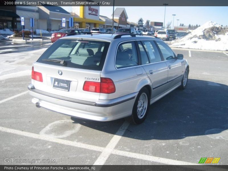Titanium Silver Metallic / Gray 2000 BMW 5 Series 528i Wagon