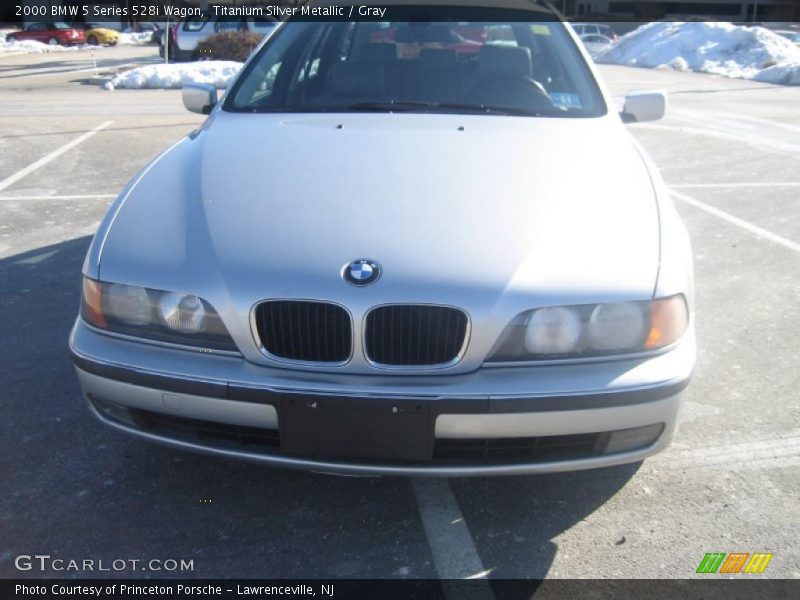 Titanium Silver Metallic / Gray 2000 BMW 5 Series 528i Wagon