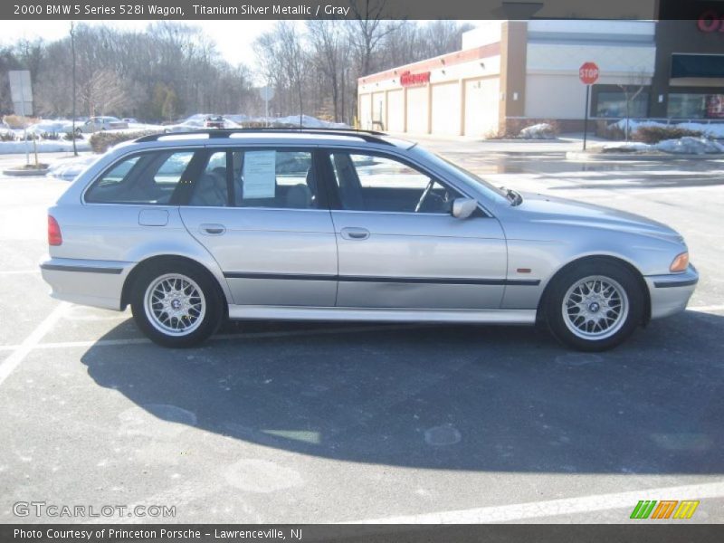 Titanium Silver Metallic / Gray 2000 BMW 5 Series 528i Wagon