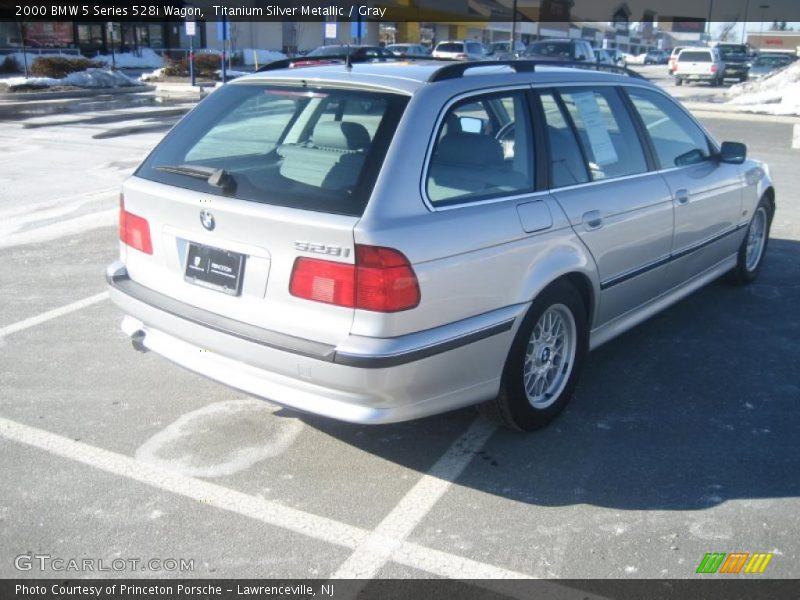 Titanium Silver Metallic / Gray 2000 BMW 5 Series 528i Wagon