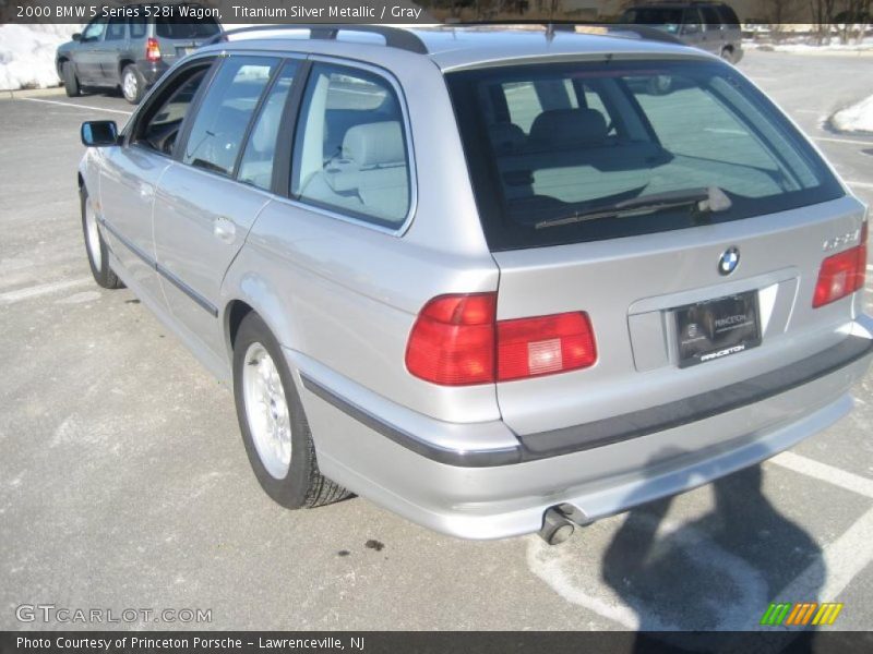 Titanium Silver Metallic / Gray 2000 BMW 5 Series 528i Wagon