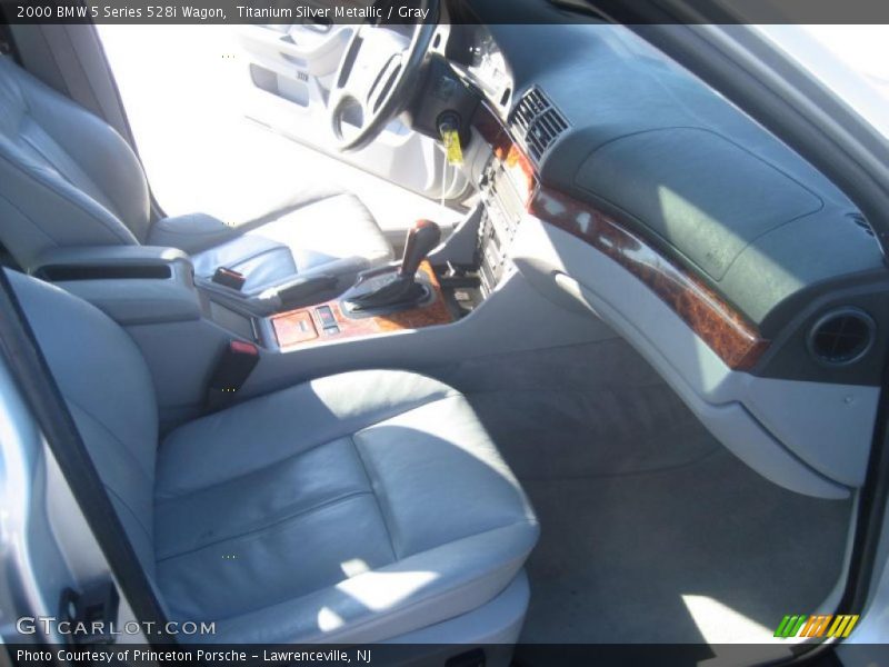 Titanium Silver Metallic / Gray 2000 BMW 5 Series 528i Wagon