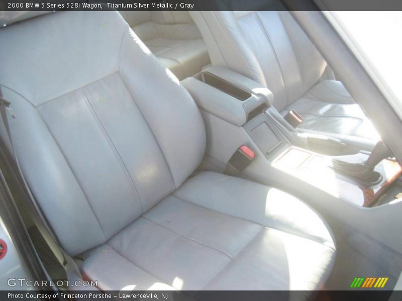 Titanium Silver Metallic / Gray 2000 BMW 5 Series 528i Wagon
