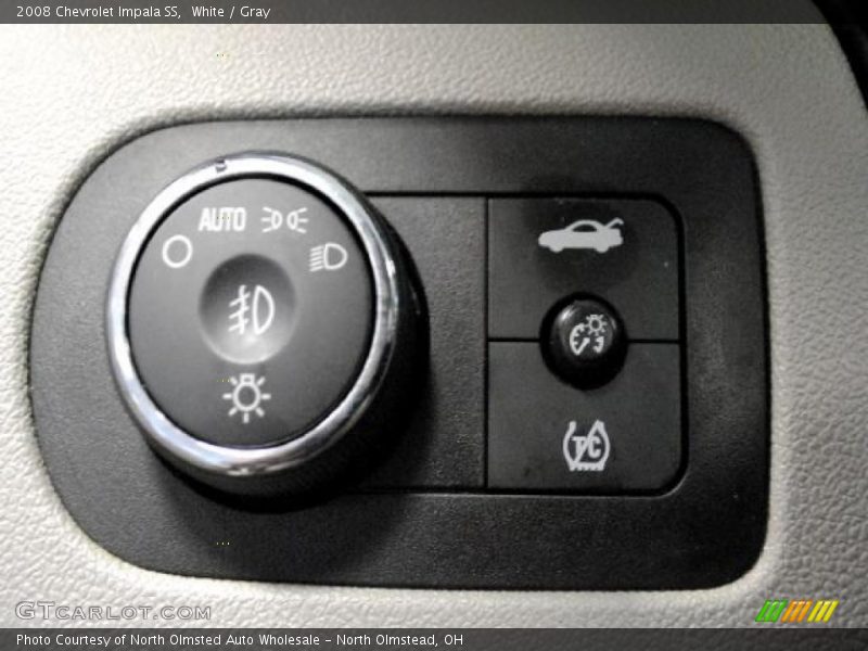 White / Gray 2008 Chevrolet Impala SS