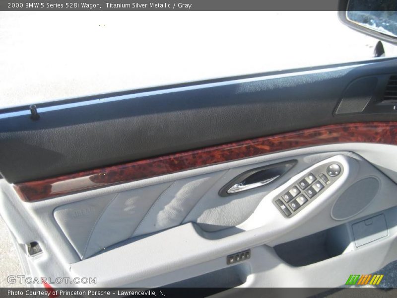 Titanium Silver Metallic / Gray 2000 BMW 5 Series 528i Wagon