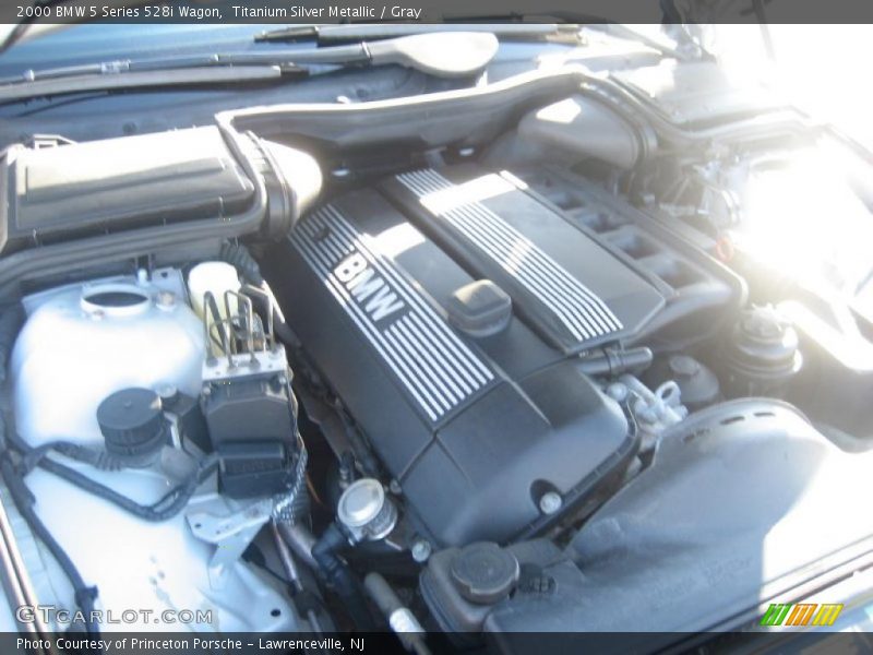 Titanium Silver Metallic / Gray 2000 BMW 5 Series 528i Wagon