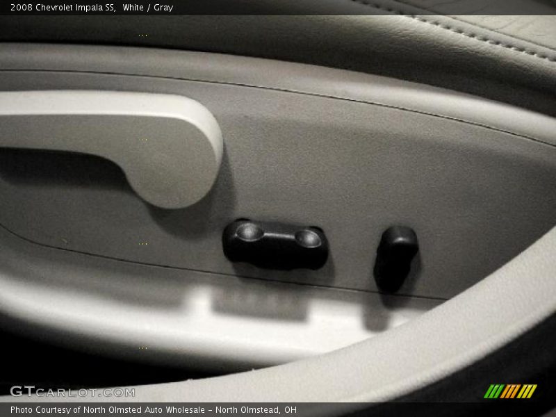 White / Gray 2008 Chevrolet Impala SS