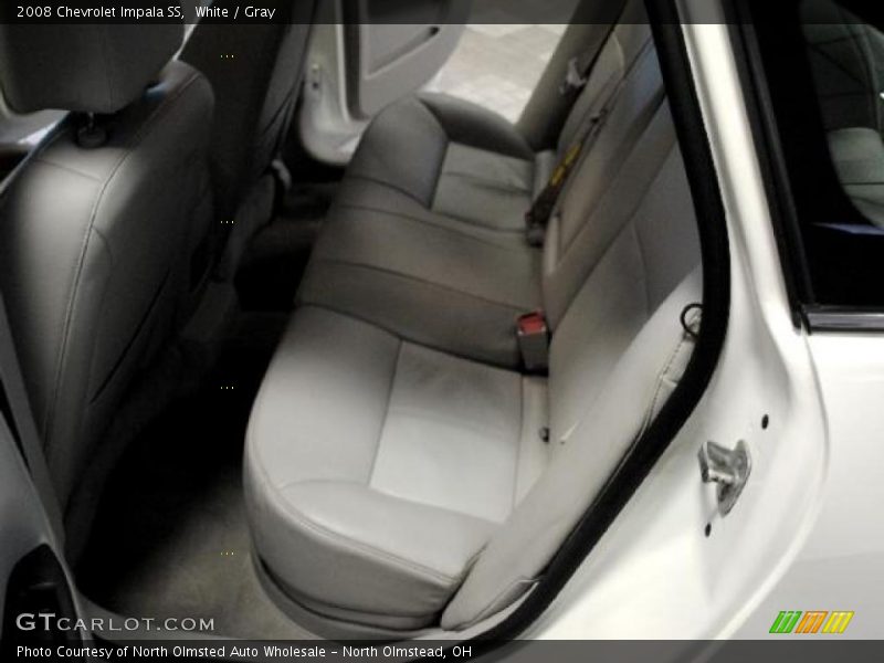White / Gray 2008 Chevrolet Impala SS