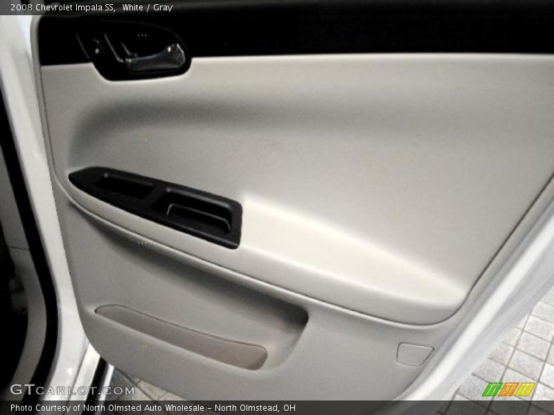 White / Gray 2008 Chevrolet Impala SS