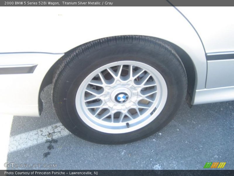 Titanium Silver Metallic / Gray 2000 BMW 5 Series 528i Wagon