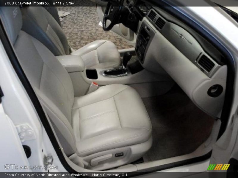 White / Gray 2008 Chevrolet Impala SS