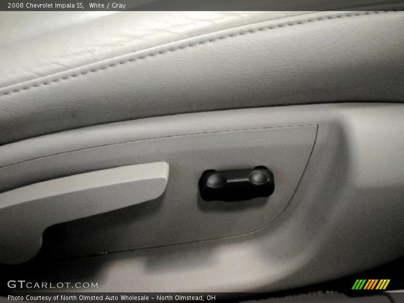 White / Gray 2008 Chevrolet Impala SS