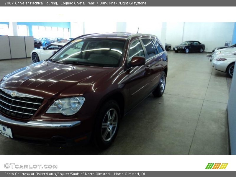 Cognac Crystal Pearl / Dark Khaki/Light Graystone 2007 Chrysler Pacifica Touring