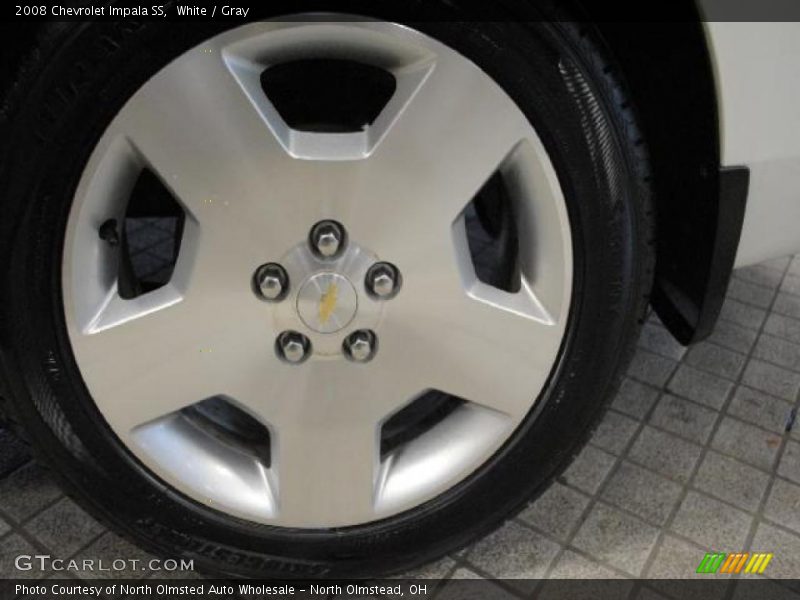 White / Gray 2008 Chevrolet Impala SS