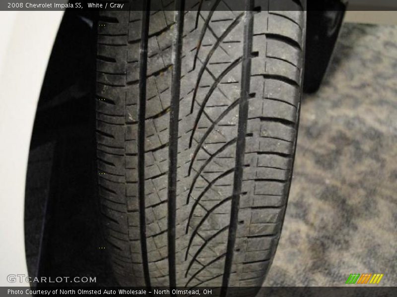 White / Gray 2008 Chevrolet Impala SS