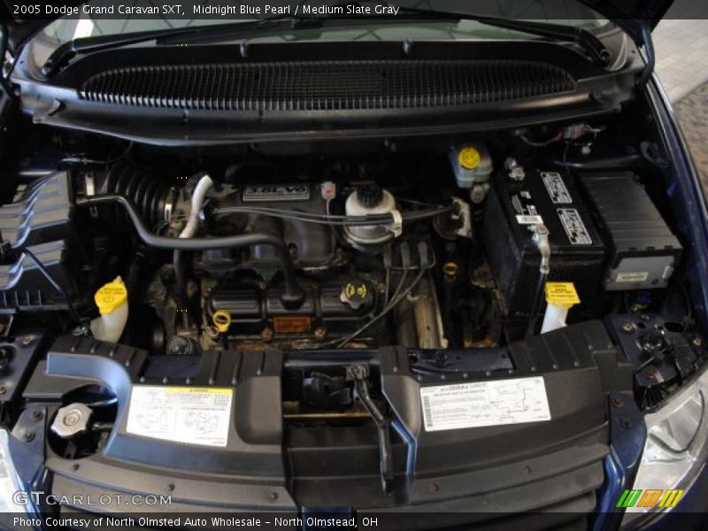 Midnight Blue Pearl / Medium Slate Gray 2005 Dodge Grand Caravan SXT