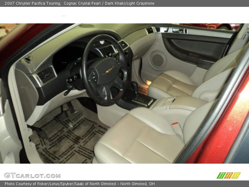 Cognac Crystal Pearl / Dark Khaki/Light Graystone 2007 Chrysler Pacifica Touring