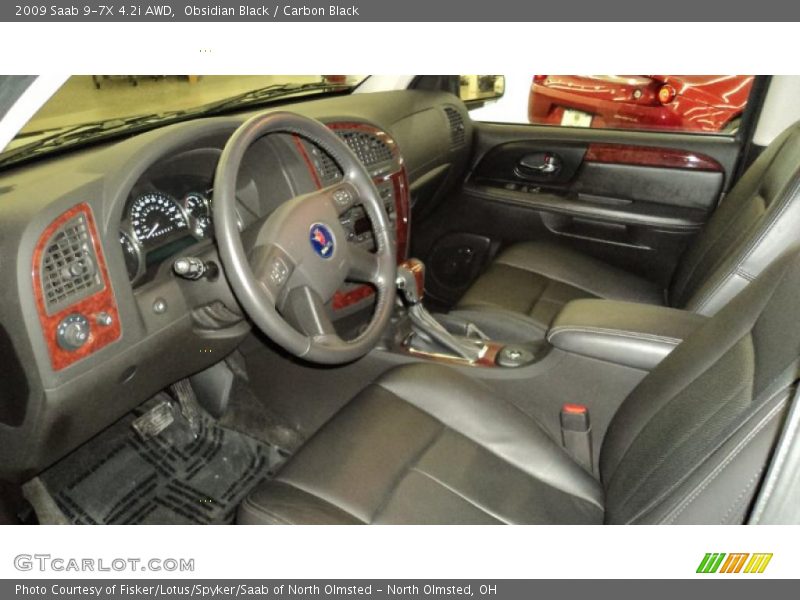  2009 9-7X 4.2i AWD Carbon Black Interior