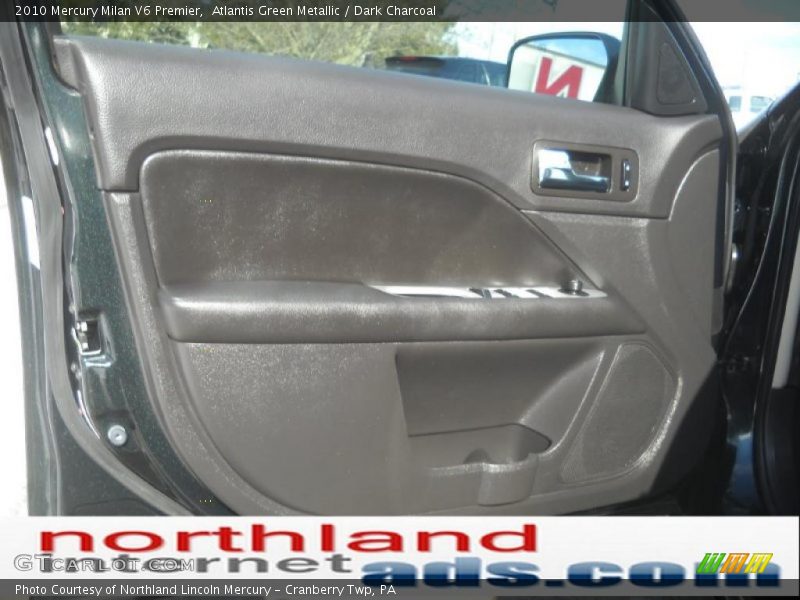 Atlantis Green Metallic / Dark Charcoal 2010 Mercury Milan V6 Premier