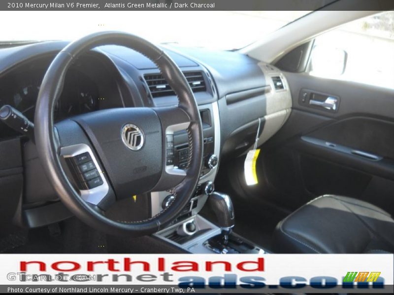 Atlantis Green Metallic / Dark Charcoal 2010 Mercury Milan V6 Premier