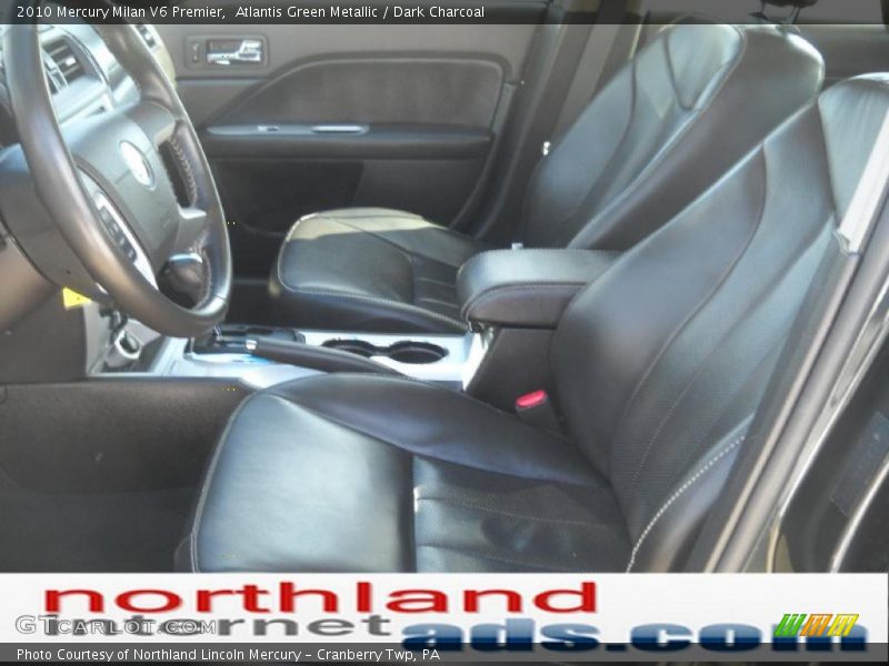 Atlantis Green Metallic / Dark Charcoal 2010 Mercury Milan V6 Premier