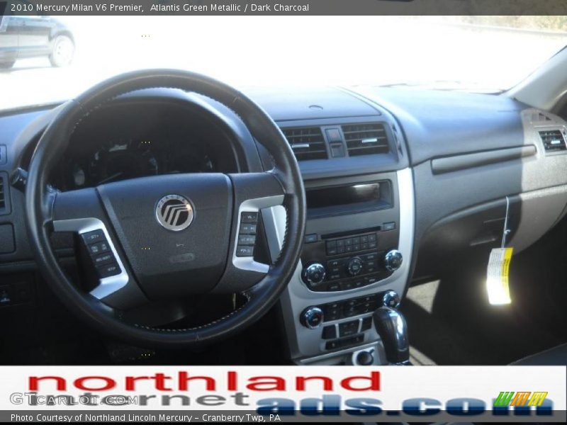 Atlantis Green Metallic / Dark Charcoal 2010 Mercury Milan V6 Premier