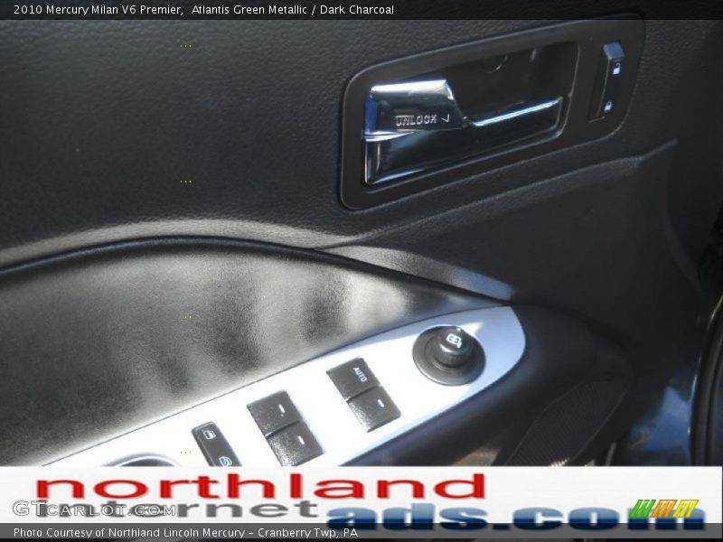Atlantis Green Metallic / Dark Charcoal 2010 Mercury Milan V6 Premier