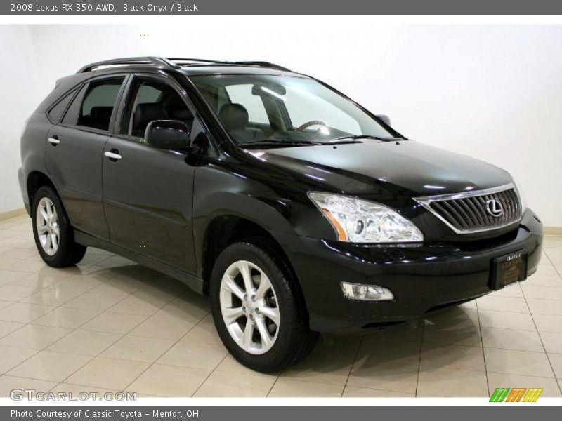 Black Onyx / Black 2008 Lexus RX 350 AWD