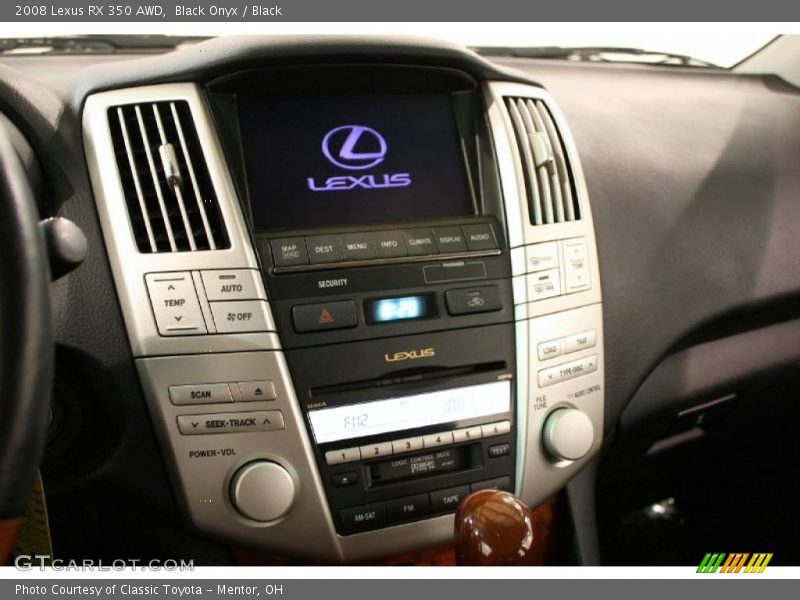 Black Onyx / Black 2008 Lexus RX 350 AWD