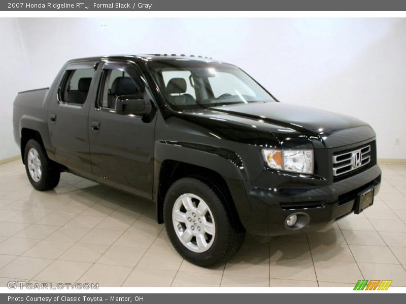 Formal Black / Gray 2007 Honda Ridgeline RTL